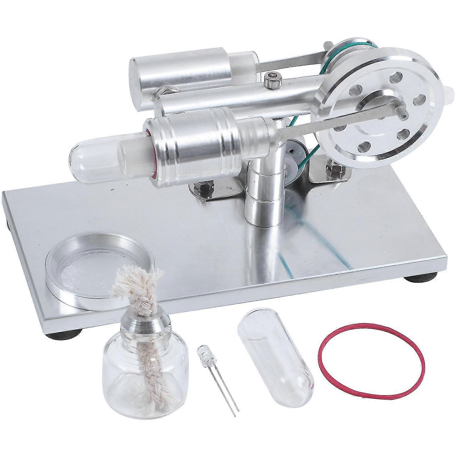 Hot Air Stirling Engine Experiment Model Power Generator Motor Educational Physic Power Toy Design