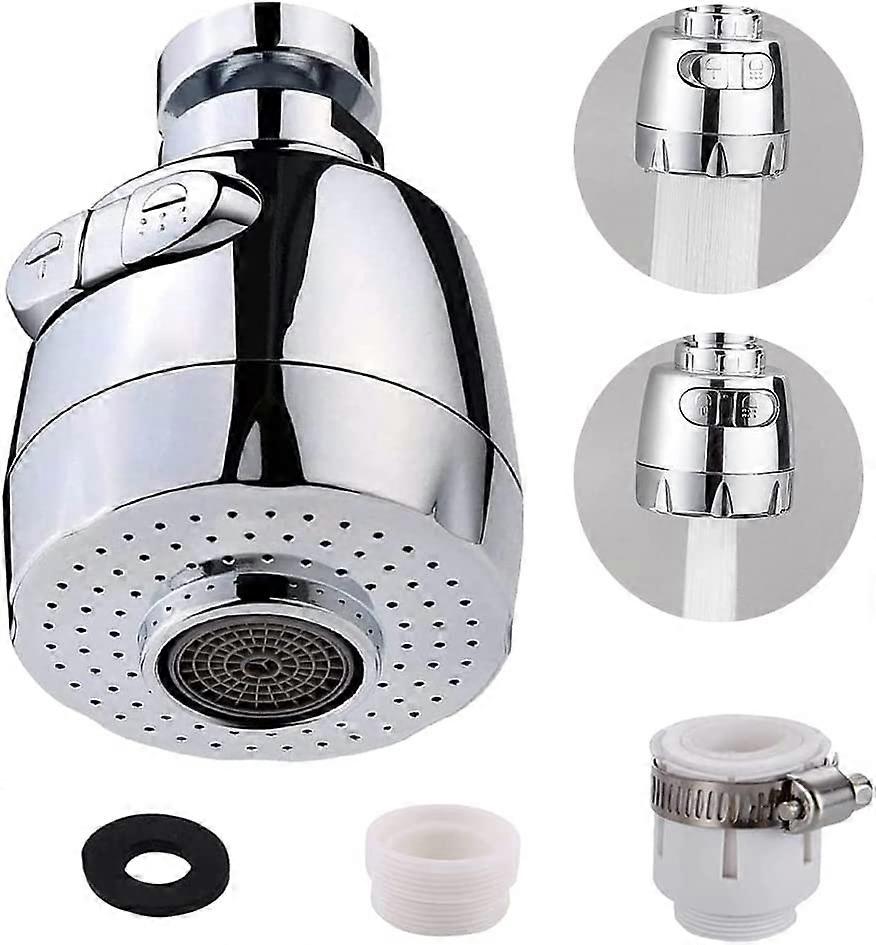 Faucet Aerator, 2 Modes Adjustable Faucet Aerator, Can Swivel 360, M22/M24 Threaded Water Saver, Wasser Sparen