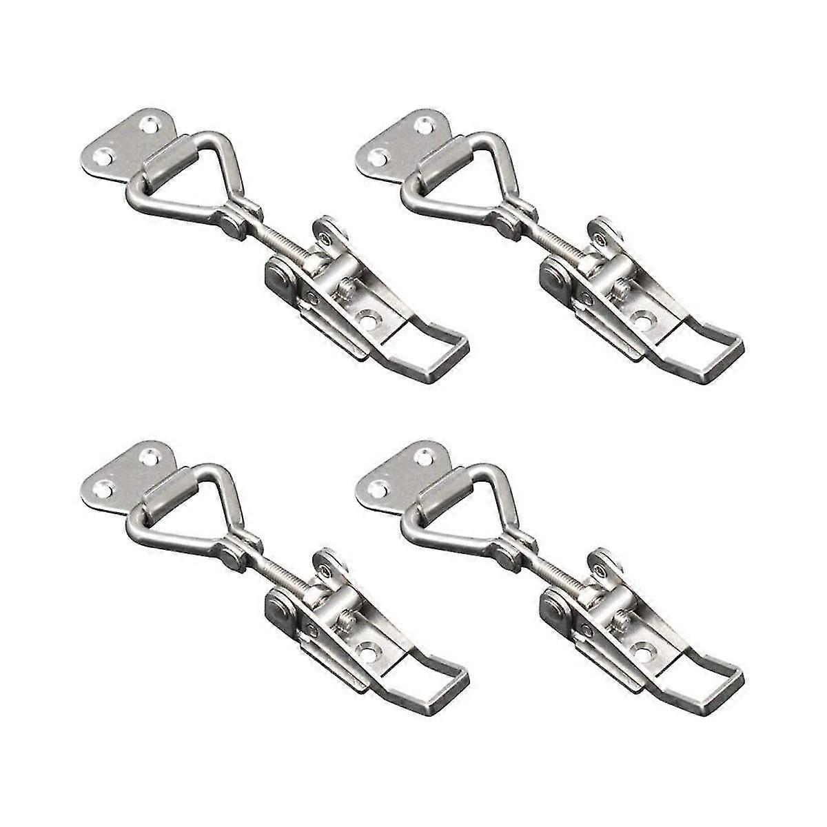 4 Pieces Right Angle Adjustable Buckle Vertical Quick Clamp Box Buckle Latch Clamp Right Angle Buck