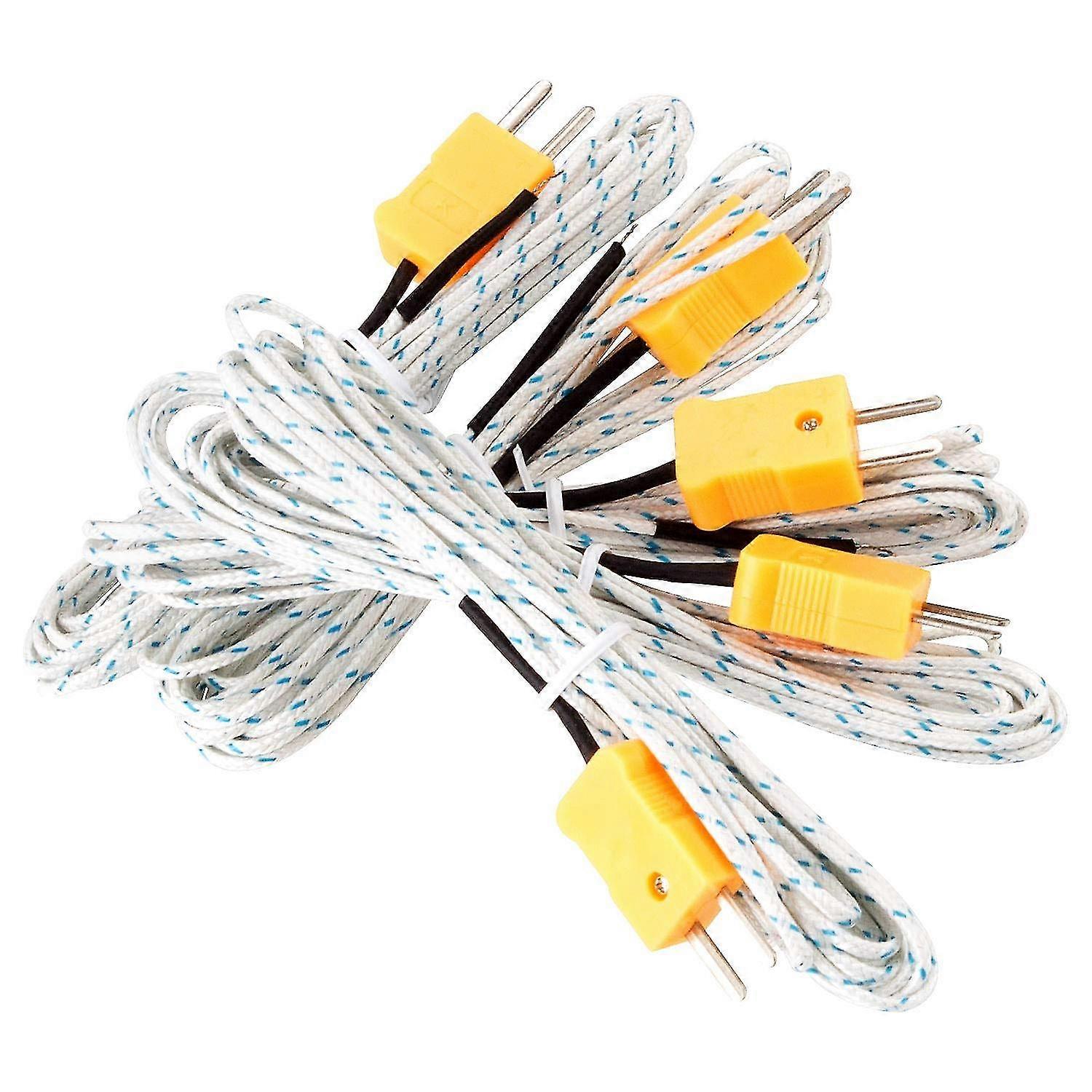 5pcs K-type Thermocouple Sensor Probes 3metre, Sensor Probe