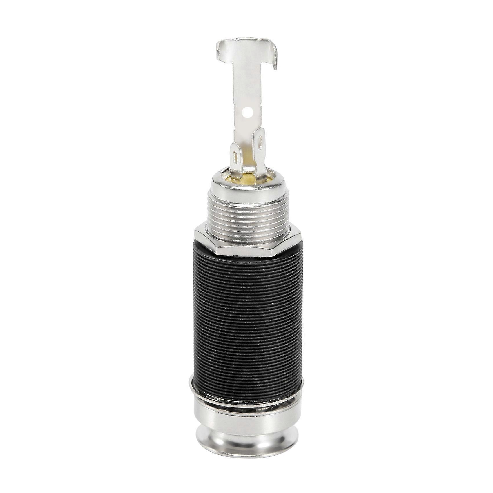 1/4 Inch 6.35Mm Acoustic Electric Guitar Output Strap Button Endpin Plug Socket Stereo Cylinder
