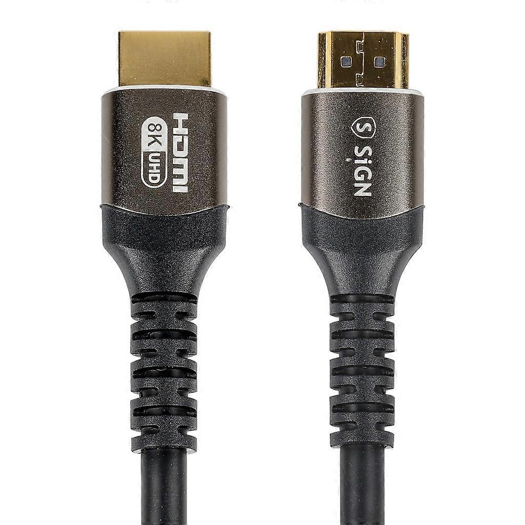 Premium HDMI 2.1 Cable 8K, 0.5m - Black