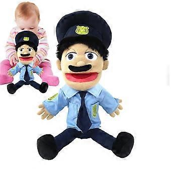 Marionnette à Main En Peluche – Pompier, Chef, Médecin, Détective – Bouche Mobile – Jeu De Rôle Pour Enfant Et Adulte