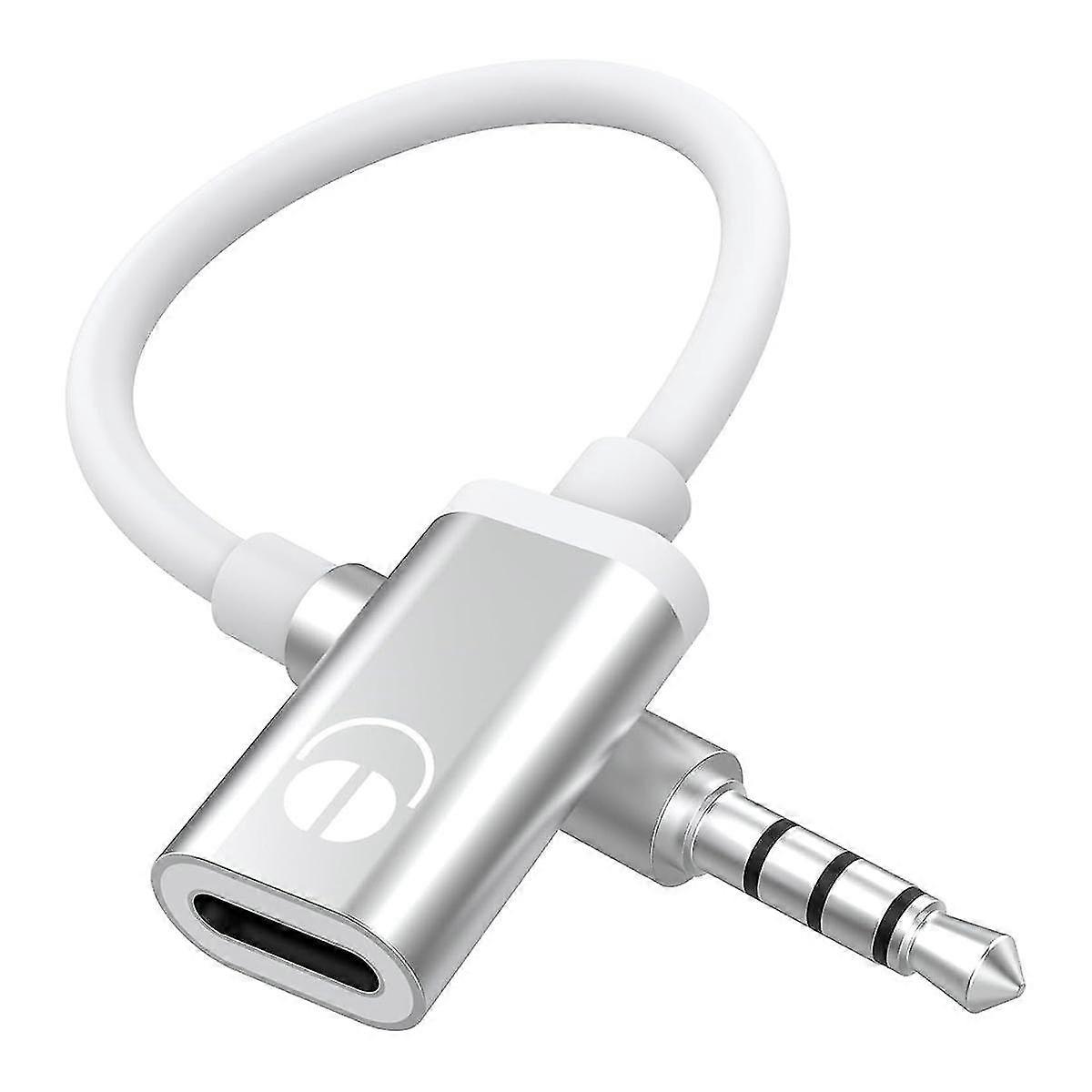 Câble audio 3,5 mm mâle vers femelle type C, adaptateur audio analogique pour casque audio, pour lecteur MP3