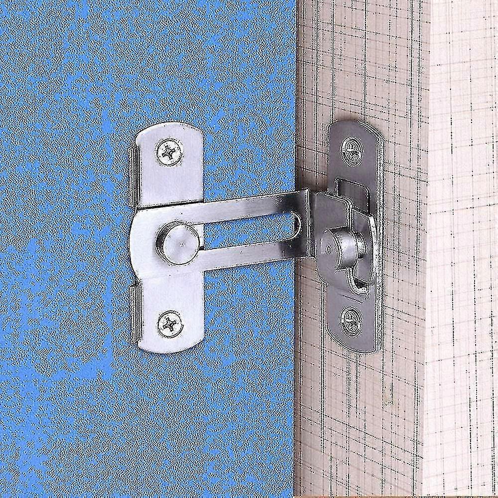 90 Degree Right Angle Sliding Barn Door Lock Bathroom Door Latch