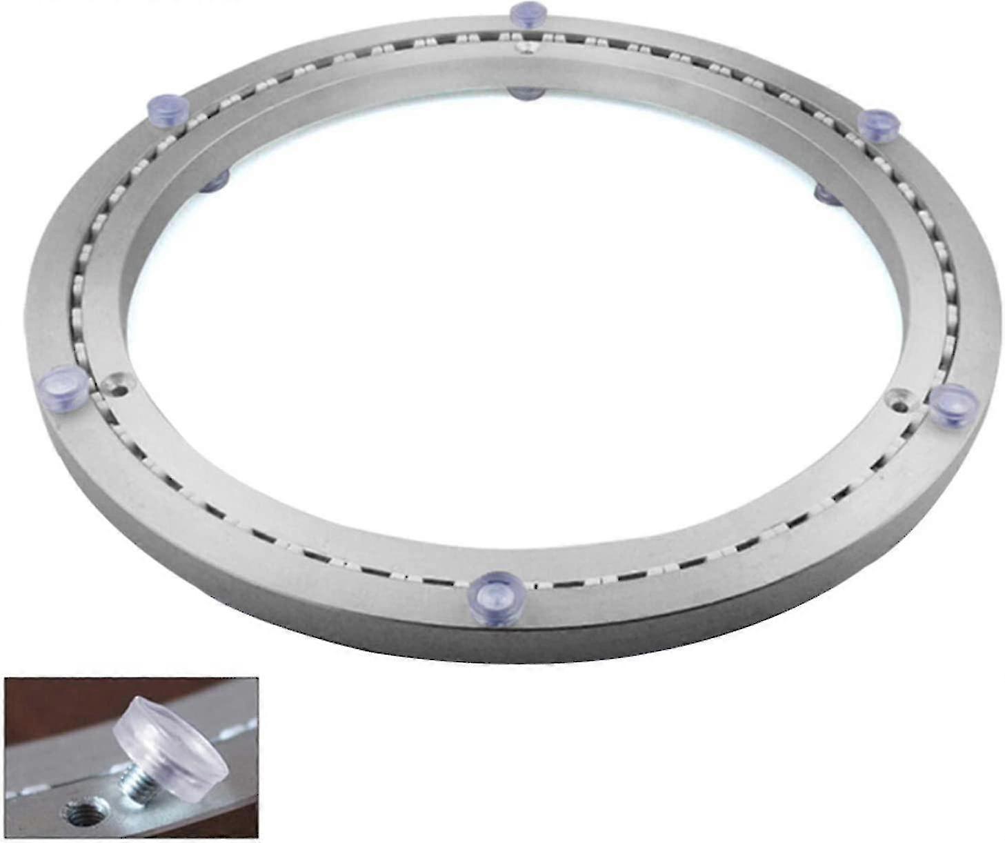 Metal Turntable Bearing, Round Swivel Base, 360 Rotatable, Single Row Ball Bearings 40cm