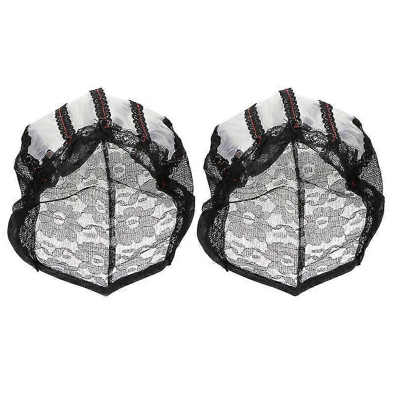2pcs Wig Wig Making Lace Wig Mesh Elastic Wig Wig Accessories