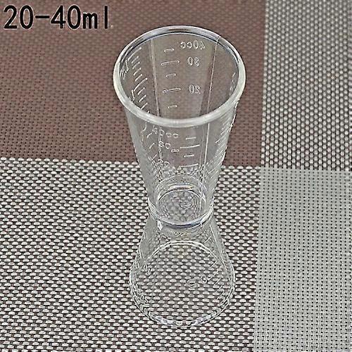 2 PCS PC Small Measuring Cup Device Double-headed Graduated Milk Tea Scale Cup Measuring Tool