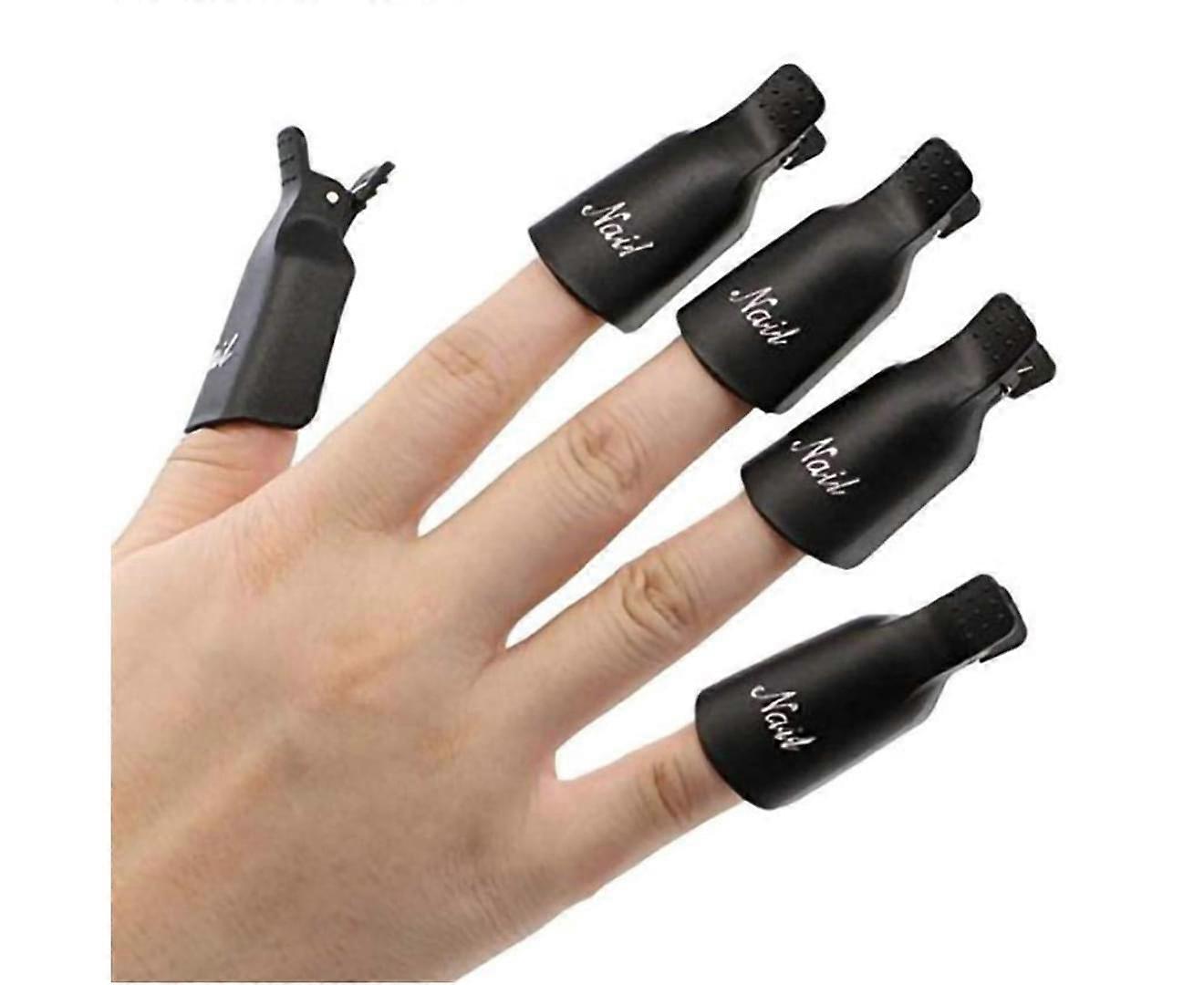 1pcs 10pcs Nail Art Removal Clip-Blackmake up