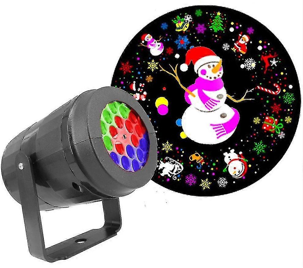 2022 New Christmas Led Projection Lamp Rotating Pattern Stage Lighting Lamp