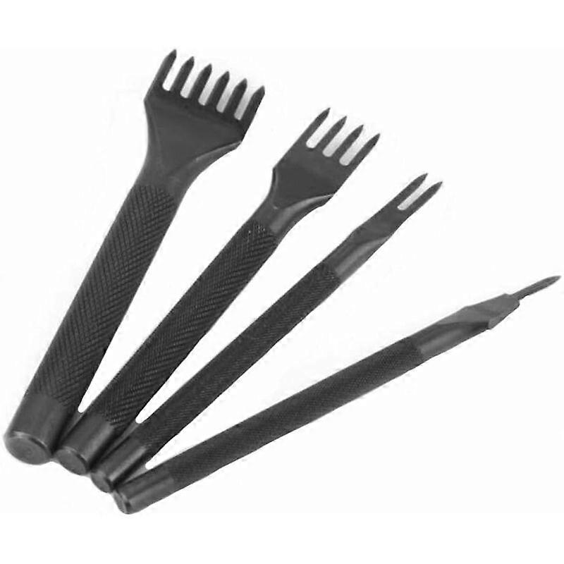 DIY Leather Craft Tool Diamond Laage Sewing Chisel Set Leather Craft Kits, Hole Stitching Punch Sew Tool Kits