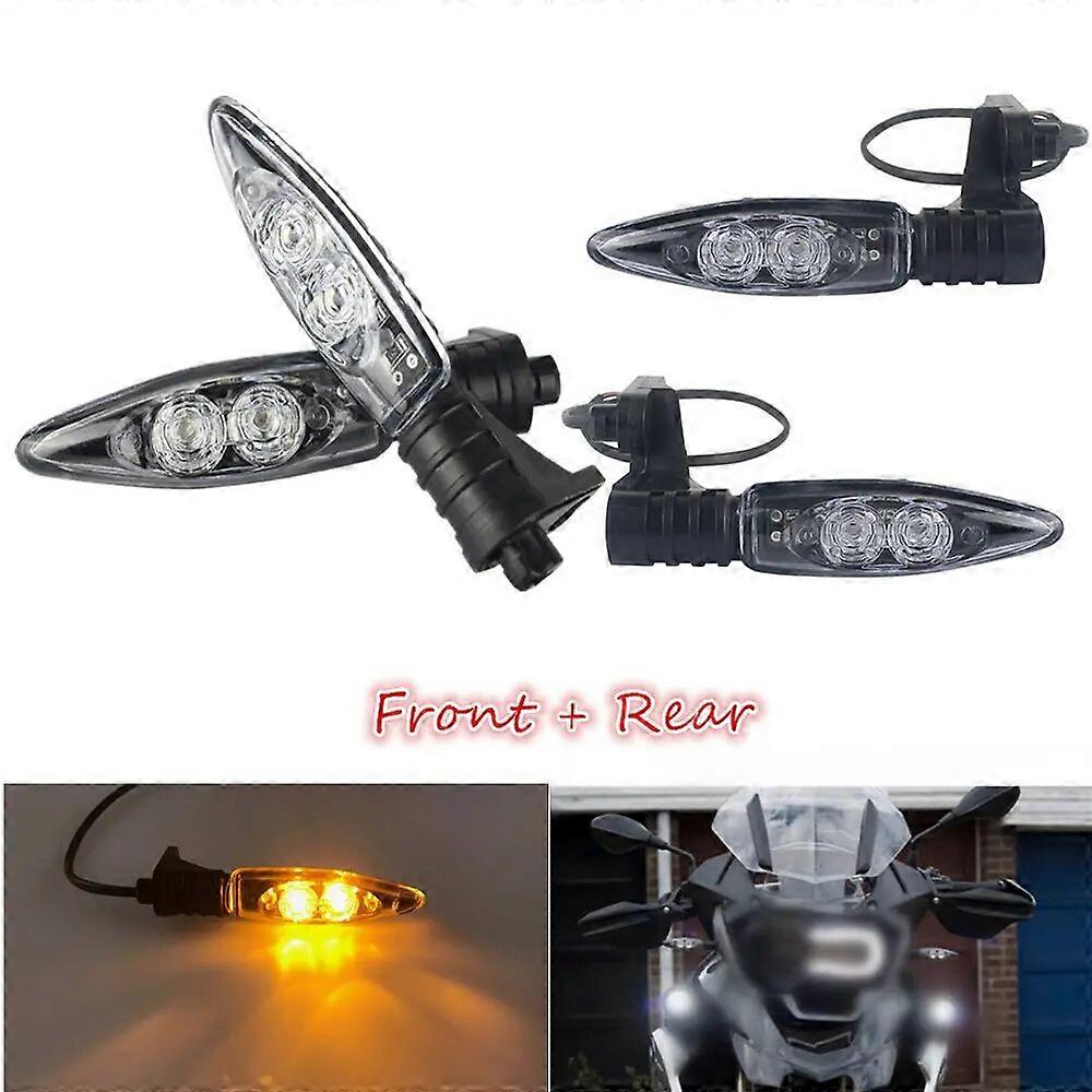 Front Rear Turn Indicator Signal LED Lights For BMW R1200GS R1200GS R1200R F800GS S1000RR F800R K1300S G450X F800ST R nine T