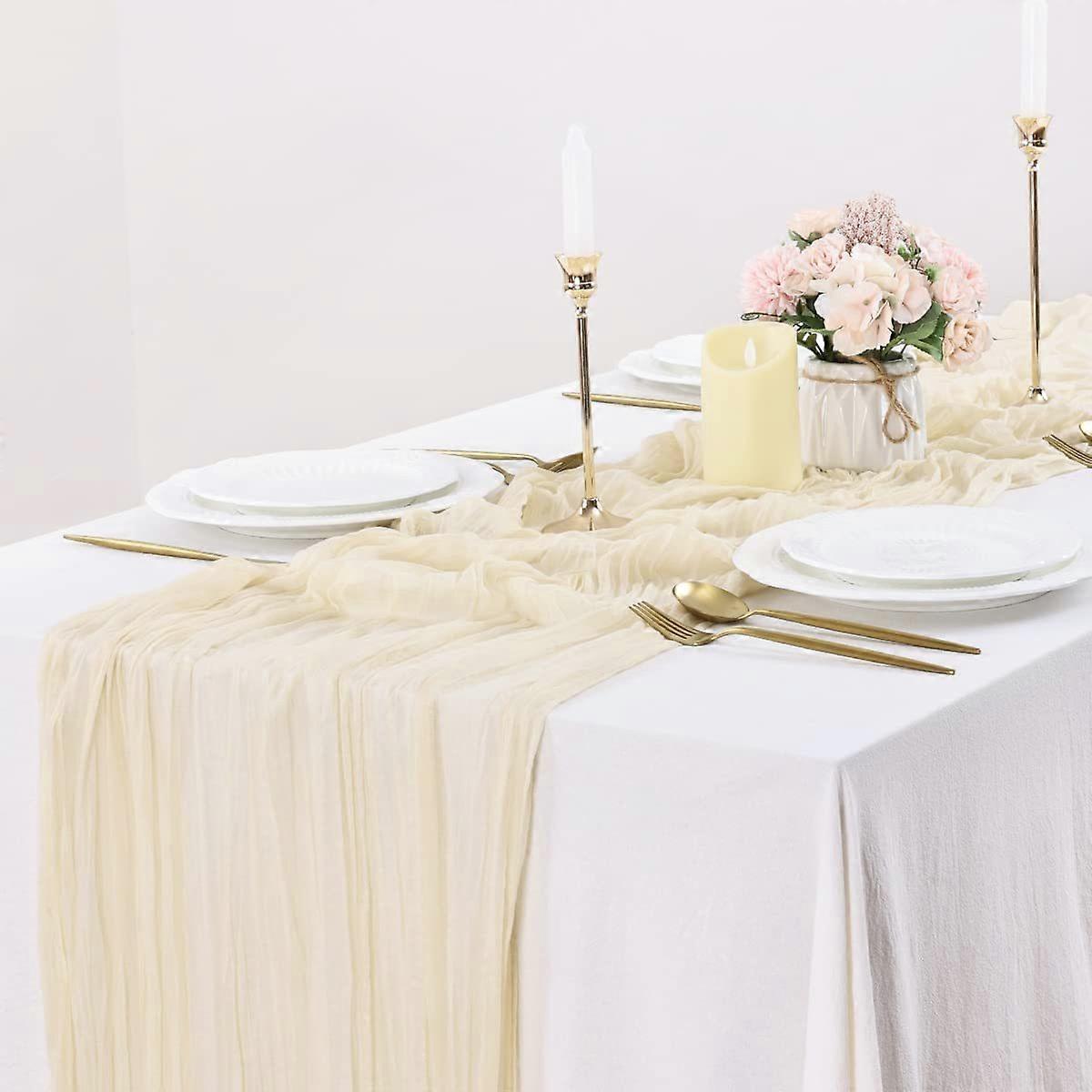 90*300cmBohemian twist tablecloth wedding table runner