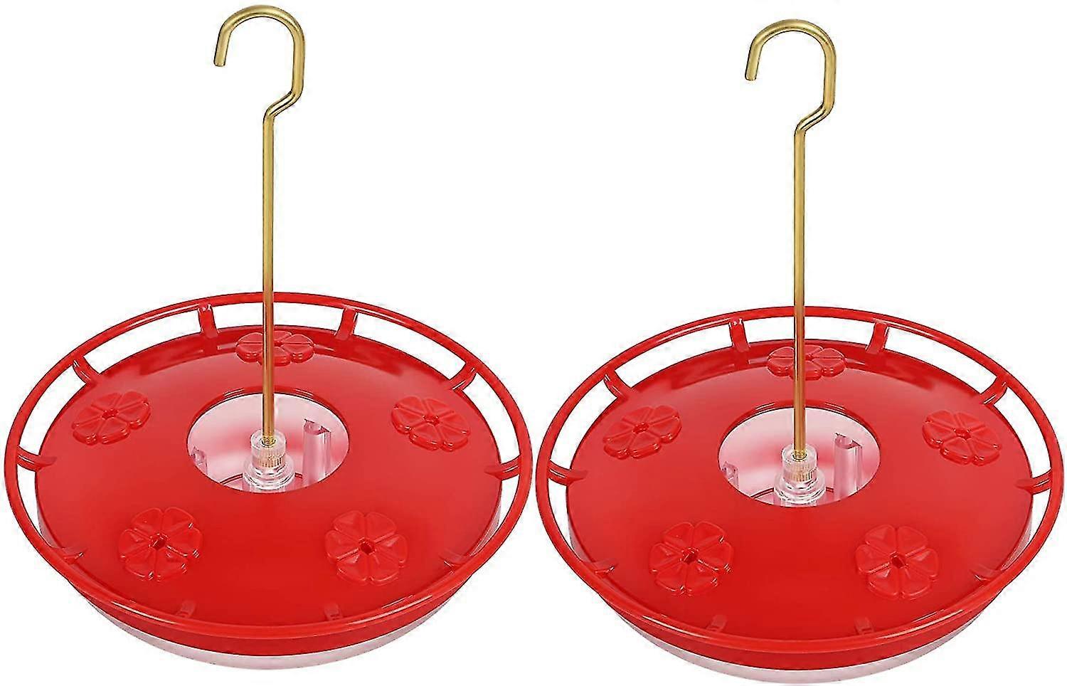 Kolibrimatare för utomhusbruk, 2-pack, läckagesäkra, lätta att rengöra