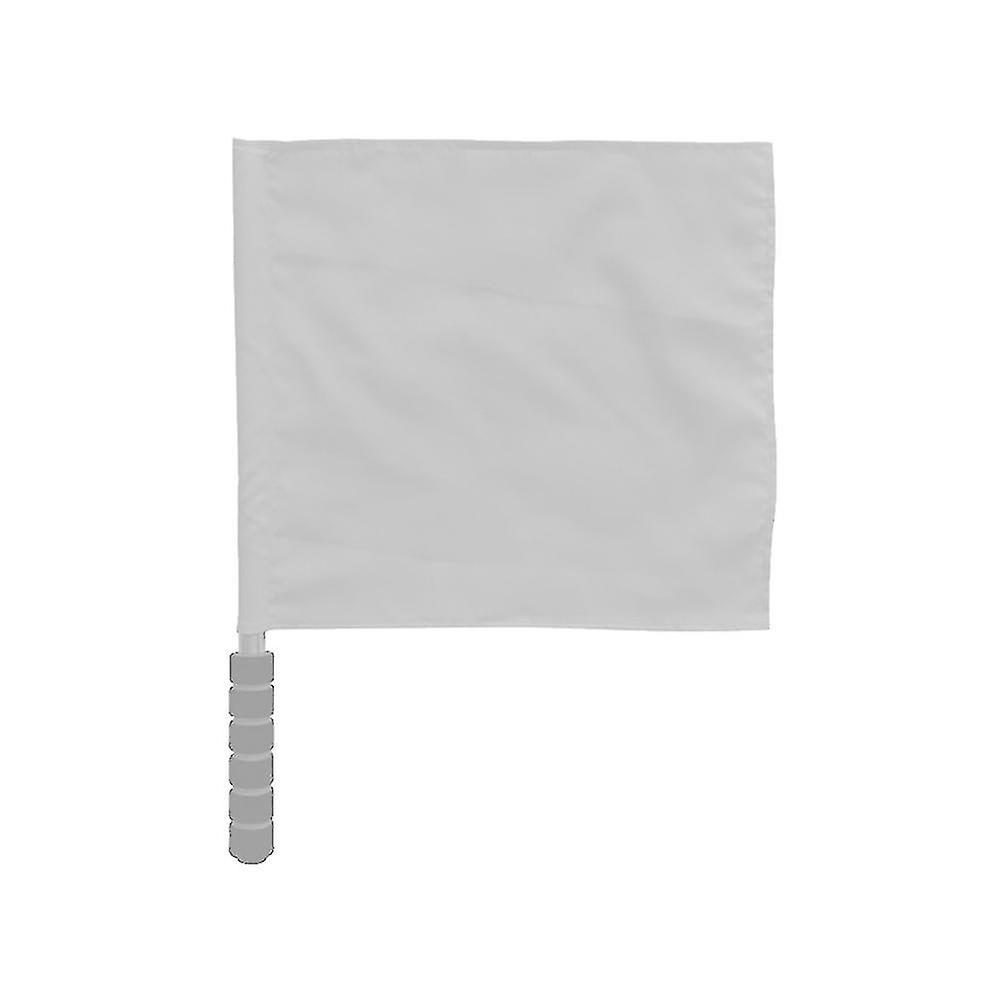 Referee Flag Stainless Steel Command Hand Flag Red Signal Flag Sponge Handle Special Patrol Performance