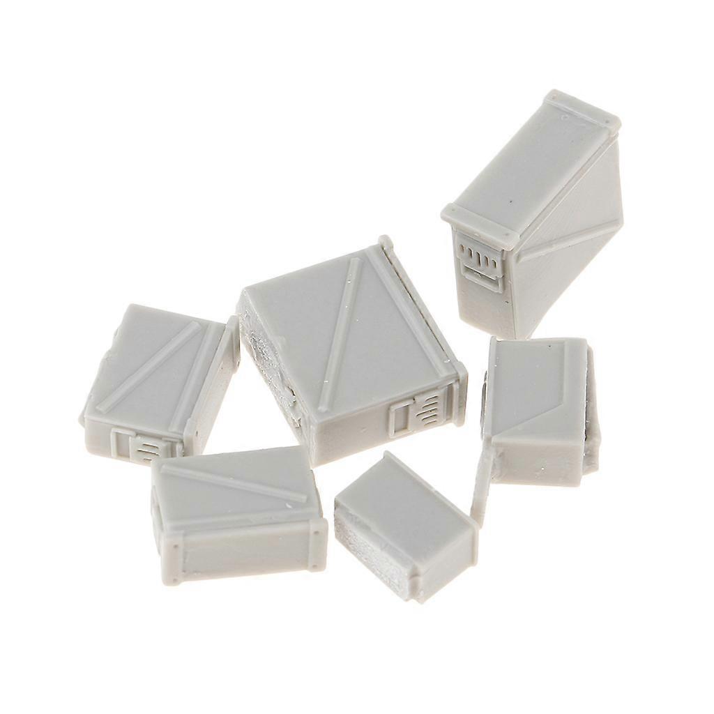 1/35 Resin Figure Kit 6 Crates Miniature War Game WWII Scenery Box Unpainted