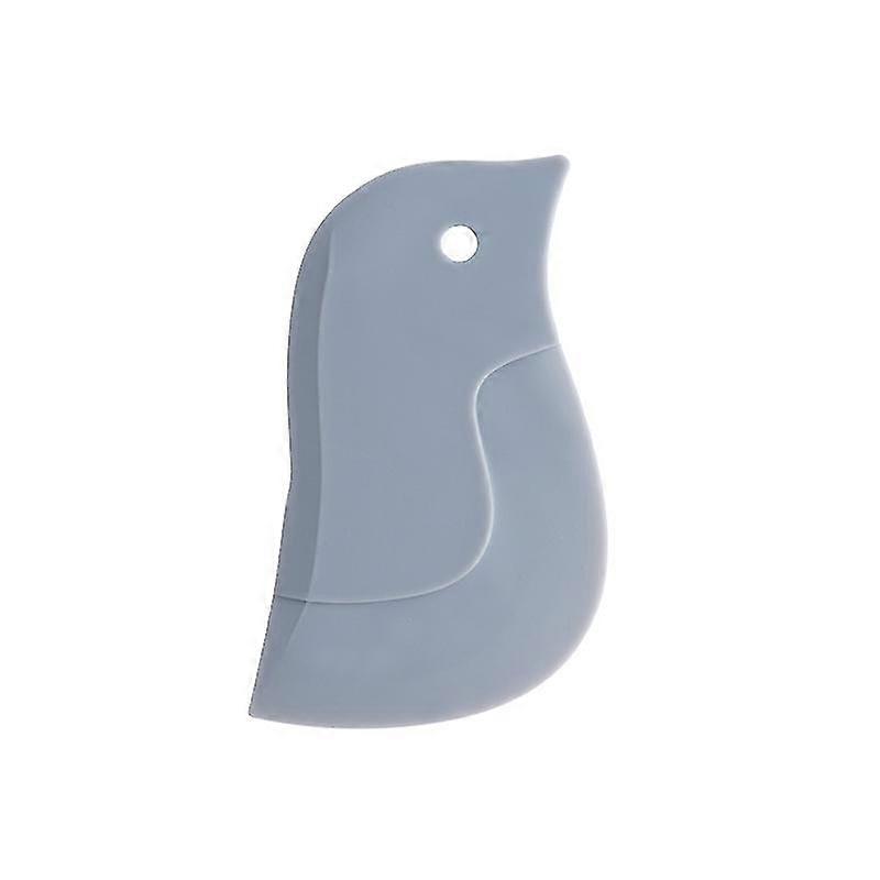 2pcs Squeegees Tool Penguin Soft Scraper Kitchen Scraper grey
