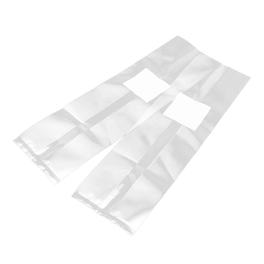 50pcs PVC Mushroom Spawn Grow Bag Substrate Clear Bags High Temp Pre-Sealable