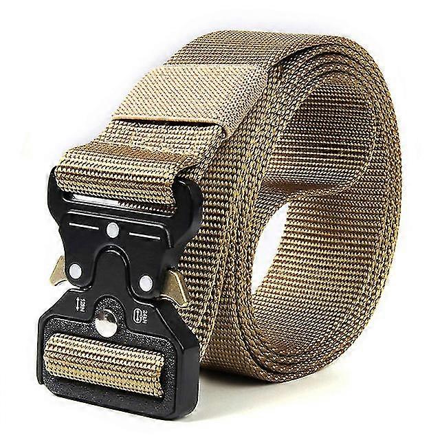 Men's Brand Military Tactical Belt Specially Designed For The Military's Metal Buckle Adjustable Belt Free Shipping