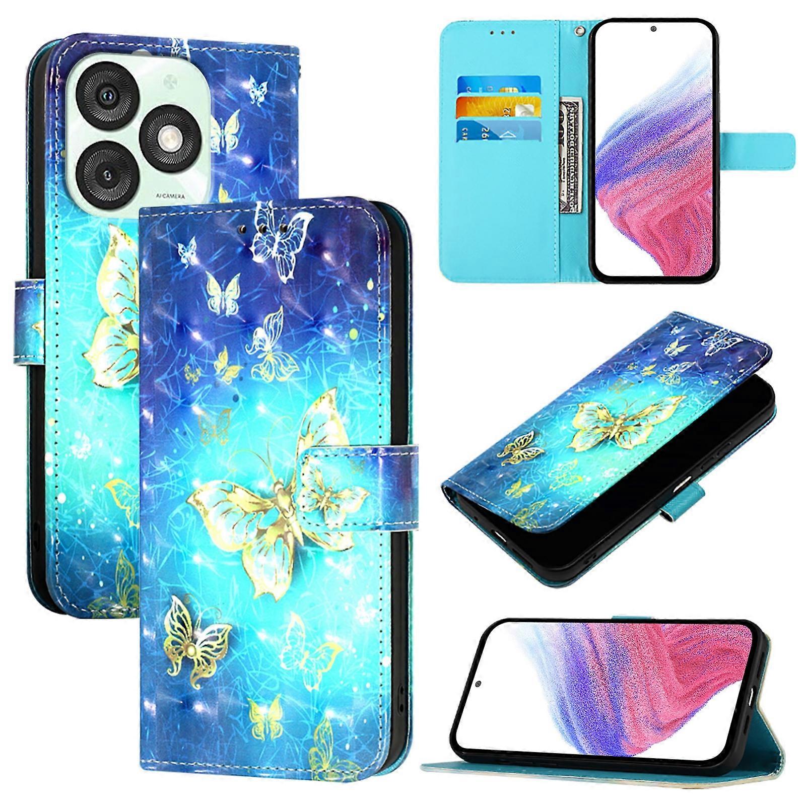 3D Painting Leather Case For Itel A50