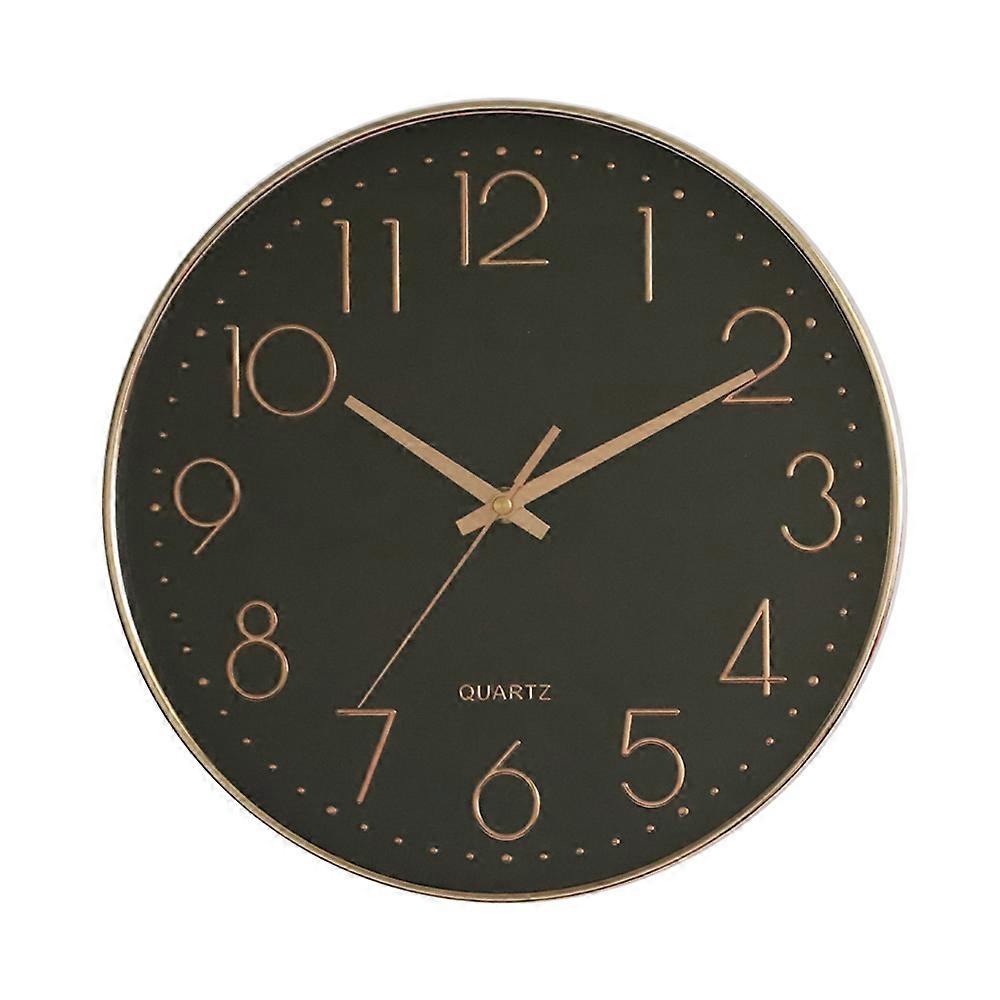 Silent Wall Clock, Three-Dimensional Digital Simple Clock. 12 Inches