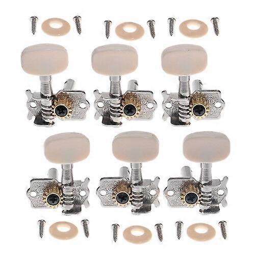 3x3 Classical Guitar String Tuning Pegs Tuners Machine Heads Chrome Plated