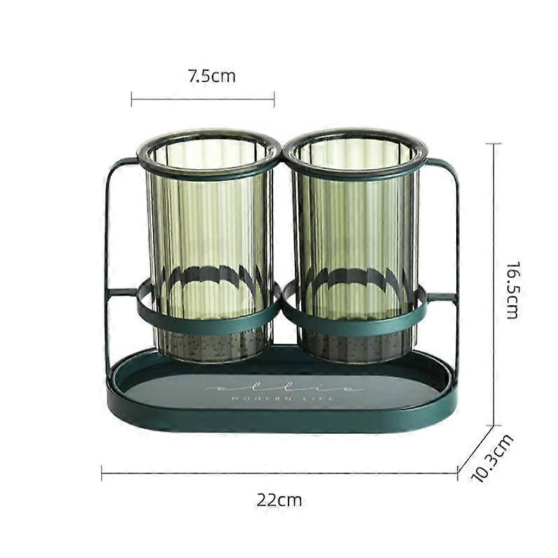 Redskap Hållare Servis Dränering Rack Bestick Förvaring Caddy Kitchen Flatware Organizer