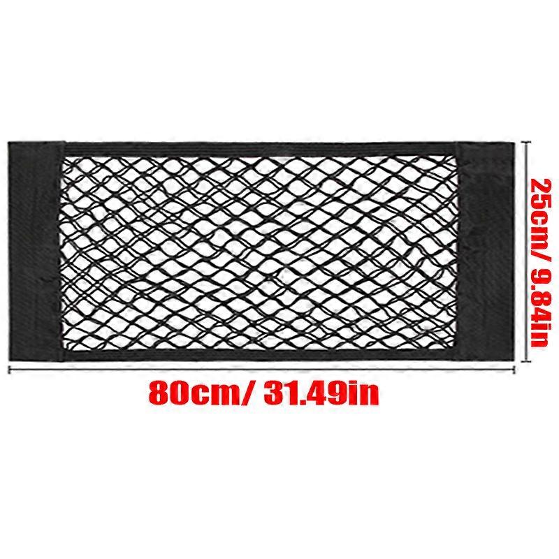 1/2/6 pcs Car Back Rear Trunk Storage Net Mesh Auto Organizer Elastic String Net Magic Sticker Pocket Bag Car Trunk Organizer