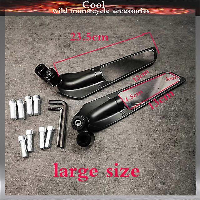 for Yamaha MT10 MT09 MT07 MT125 motorcycle fixed wind wing modified blade competitive rearview mirror reversing mirror mirror