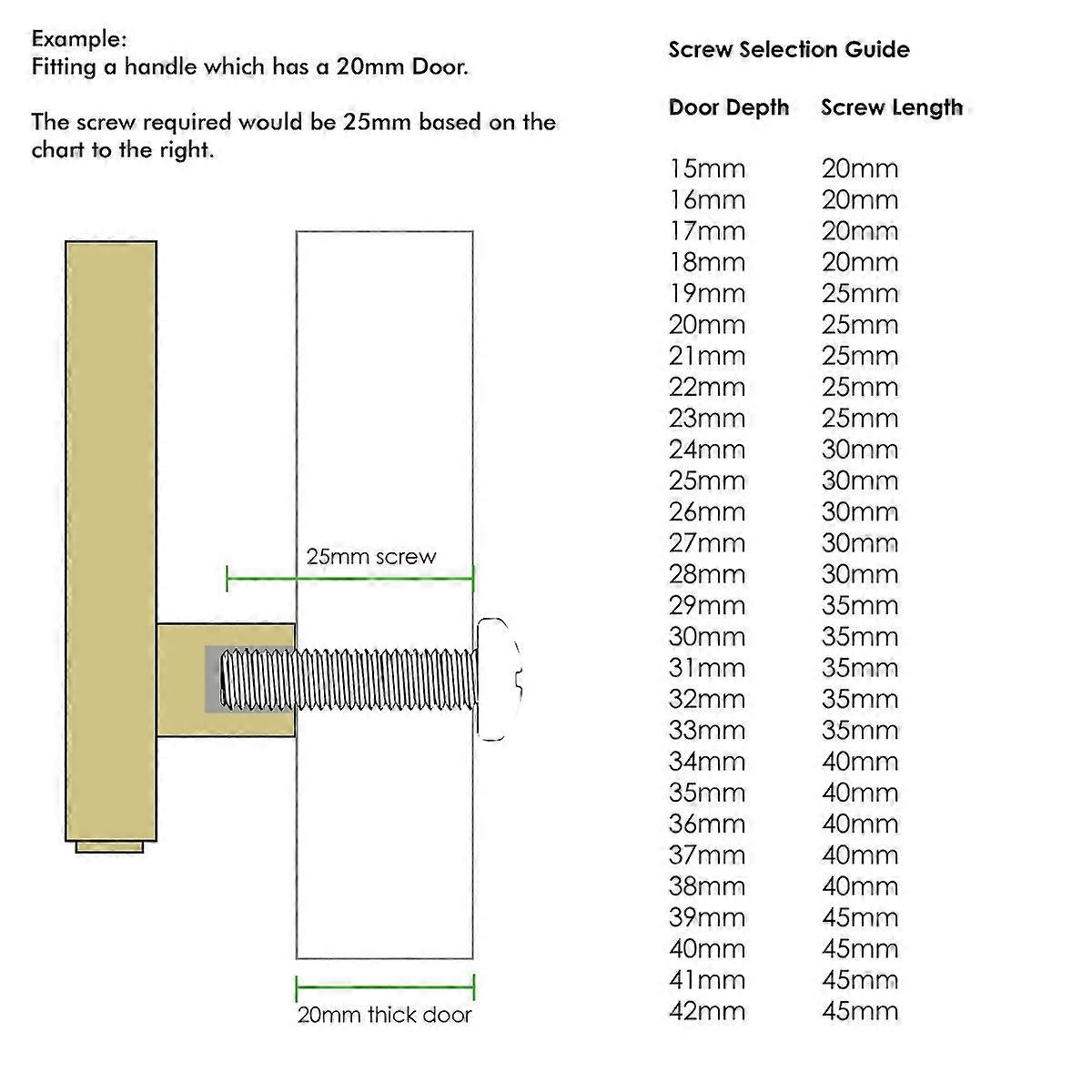 Brass Screws - 45mm