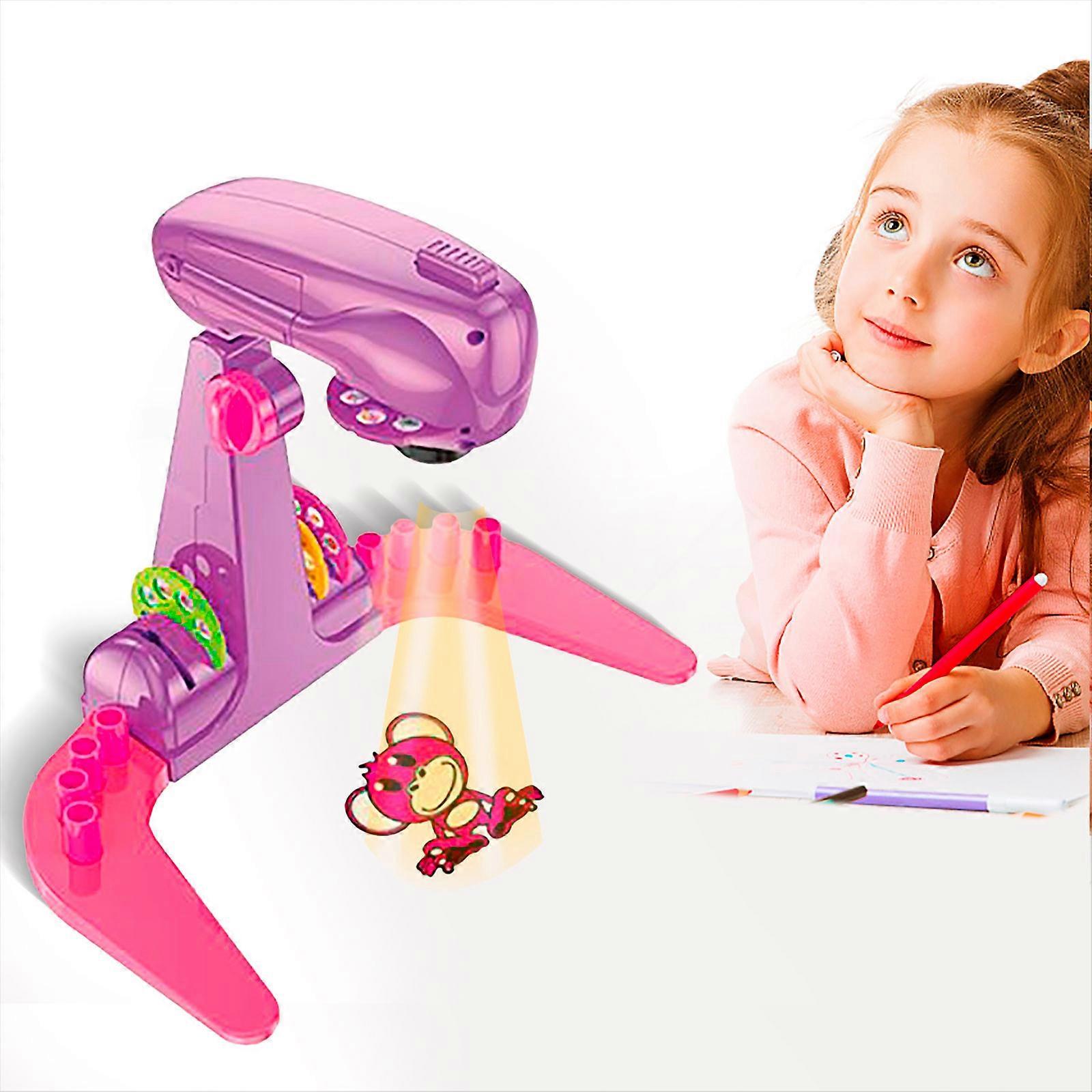 Children's Smart Projector Desk With Light Brush Learning Painting Machine 5ml