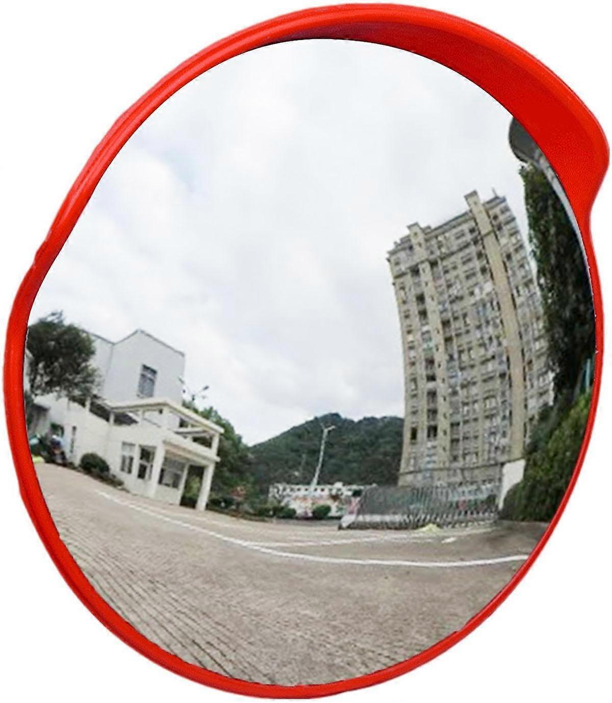 Traffic Mirror - Concave and Convex Mirror | Curved Traffic Safety and Security Mirror, Clear View for Indoor Outdoor Driveway, Wide Angle View