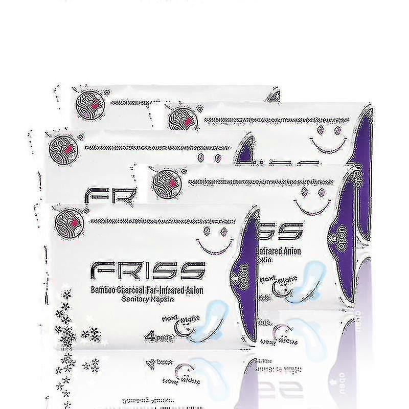 1/2/5 حزمة منشفة صحية منصات الحيض استخدام في الليل الرعاية الصحية للمرأة السلبية أيون وسادة أنيون المناديل الصحية بطانة اللباس الداخلي
