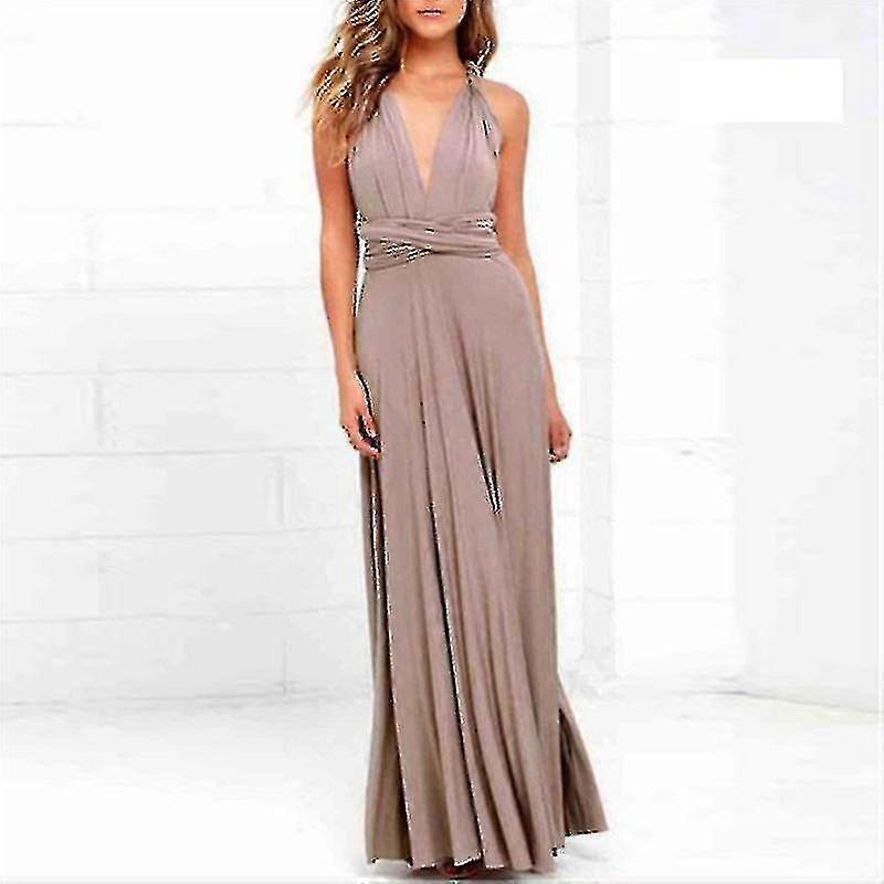Femmes's Evening Multi Way Wrap Bridesmaid Formelle Long Maxi Robe