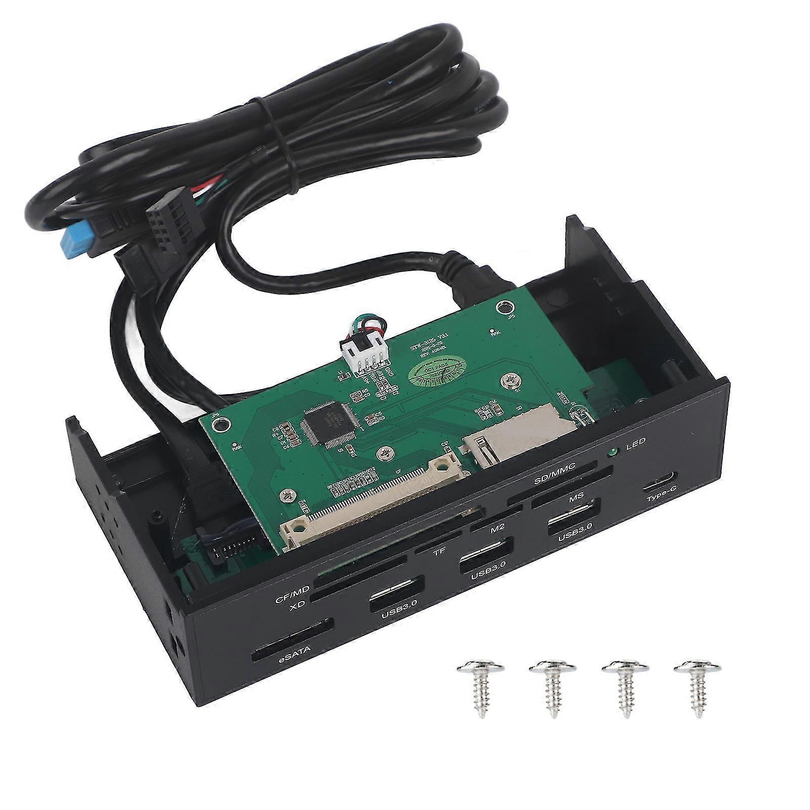 5.25inches Multifunction Internal Card Reader Dashboard Pc Front Panel