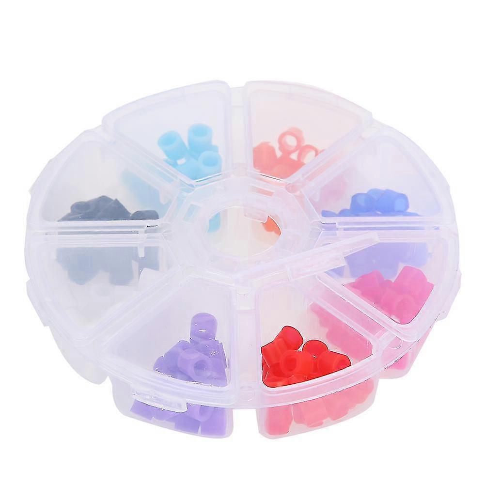 160pcs Autoclavable Universal Dental Instrument Orthodontic Silicone Code Rings