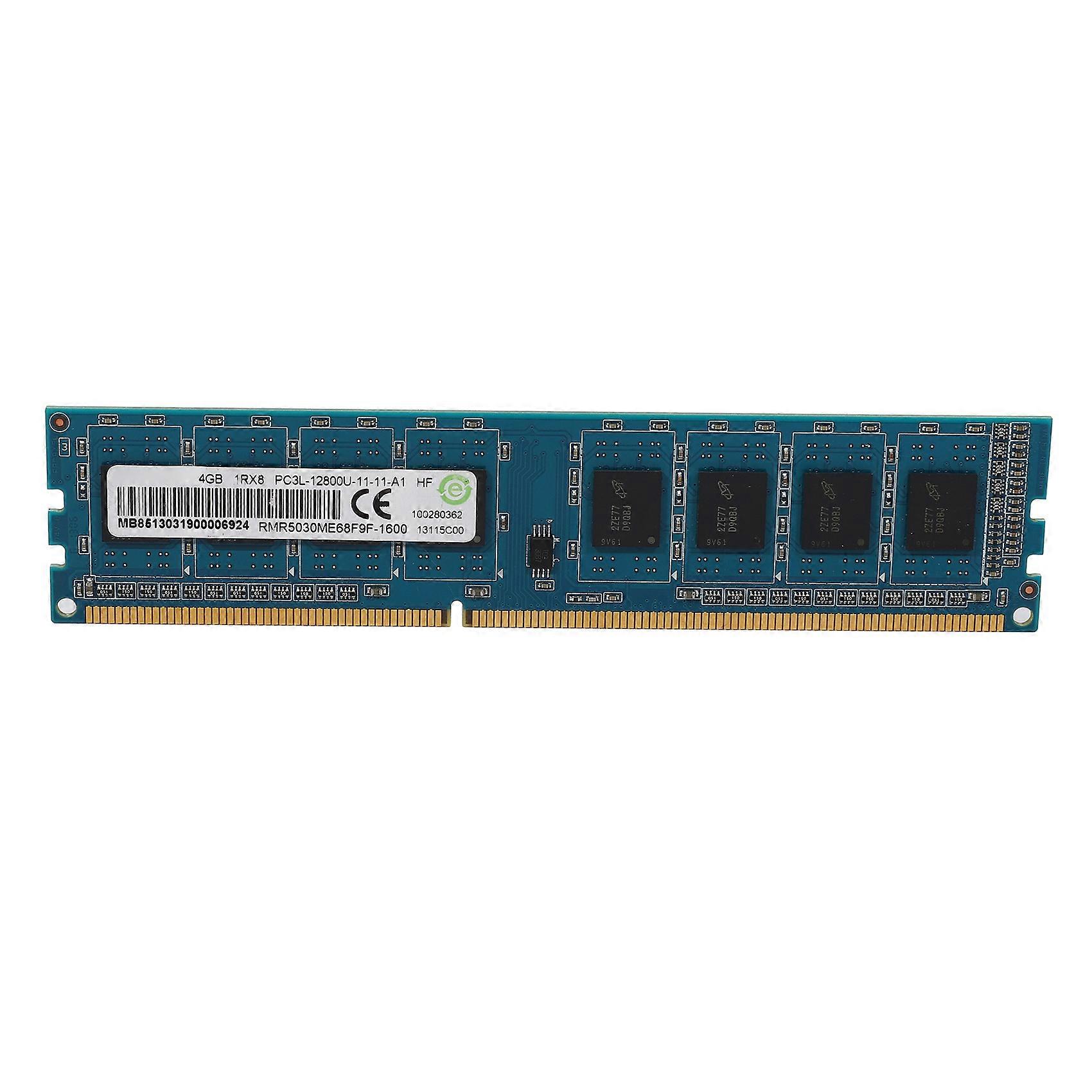 DDR3 4GB Desktop Memory 1RX8 PC3L-12800U 1600Mhz 240Pins 1.35V CL11 DIMM Ram for AMD Motherboard
