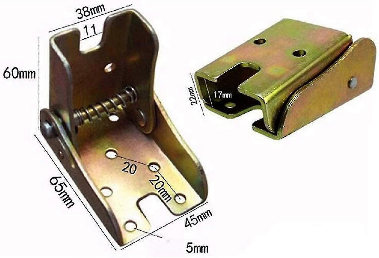 4pcs Folding Table Leg Extension Bracket, Diy Foldable Work Table Leg Bracket