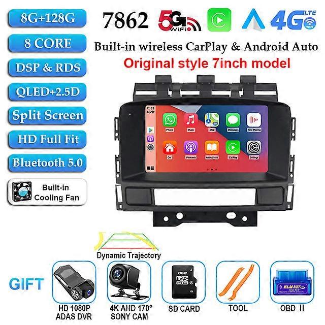 Carplay Android 12 For Buick Excelle GT XT Opel Astra J 2010 2011 2012 2013 CD300 CD400 Car Radio GPS Navigation Player Unit