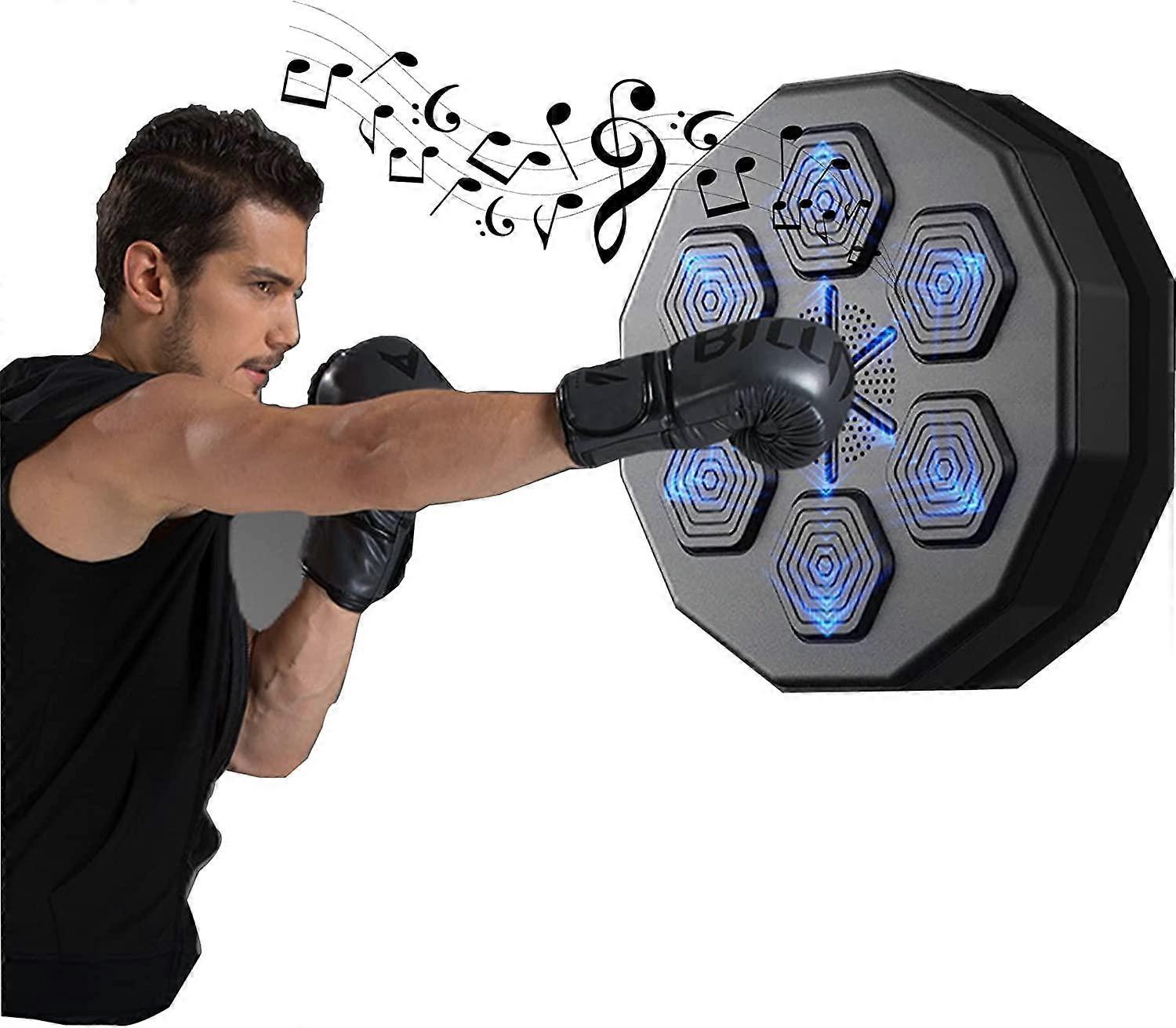 Musica Boxing Training Machine Montaggio A Parete Bluetooth Indoor React Target Esercizio, 100% Nuovo