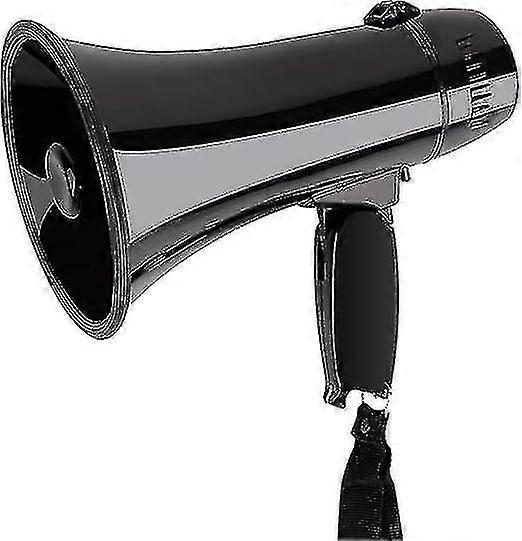 Portable Megaphone Bullhorn 20 Watt Power Megaphone Speaker Voice And Siren/alarm Modes With Volume Control And Strap-xdd