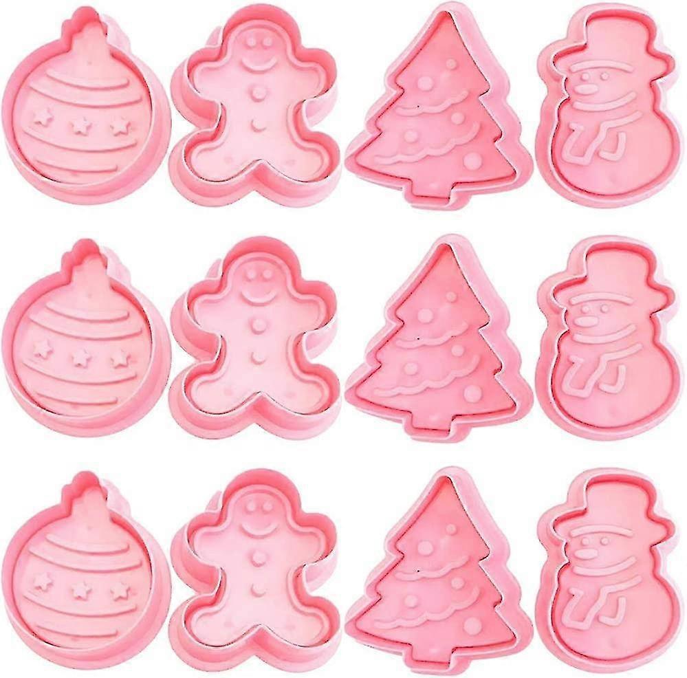 3pcs Cookie Shape Christmas Cookie Cutter Set Kids Cookie Shape Cookie Cutter Set