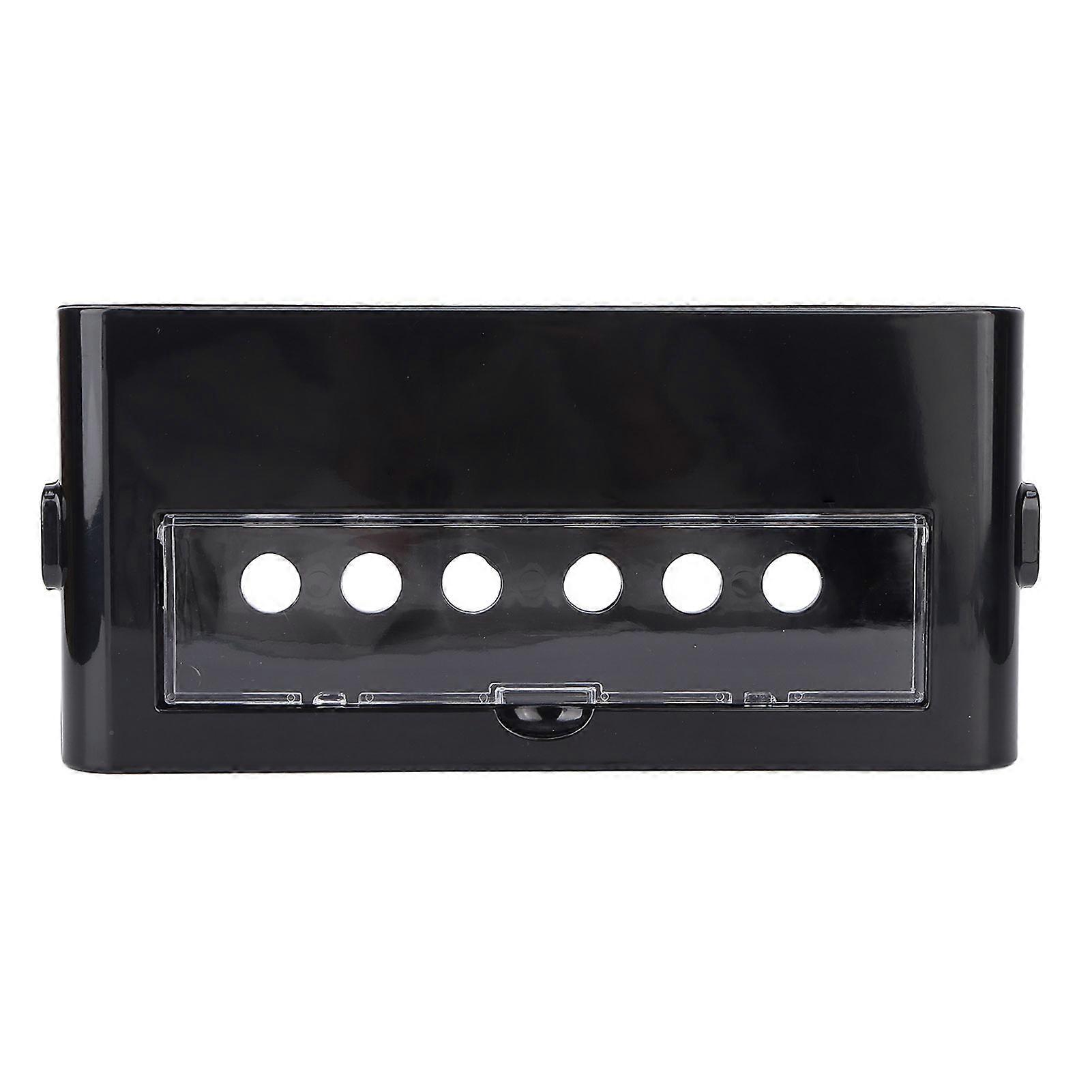 Power Socket Storage Box Safe Dustproof Socket Wire Organizer Plastic Box for Home MediumBlack