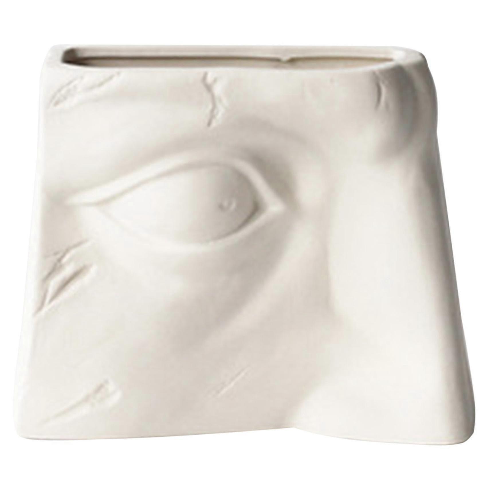 Ceramic Crafts Office Desktop Vase Decoration Facing Vase -eyes