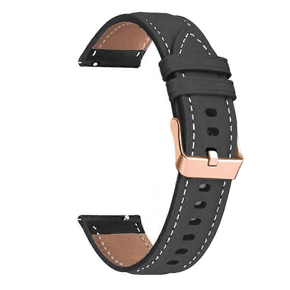 18mm Genuine Leather Strap For Garmin Forerunner 265S