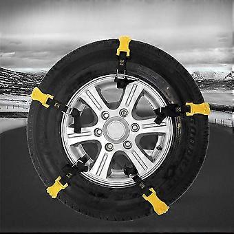 Catene Da Neve Universali 10 Pezzi Per Auto 185-225mm - Materiale TPU E Acciaio, Antiscivolo, Facili Da Montare
