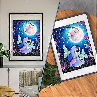 Kit 12 Pitture Diamante 5D Per Bambini - Adesivi Principesse E Cartoni DIY