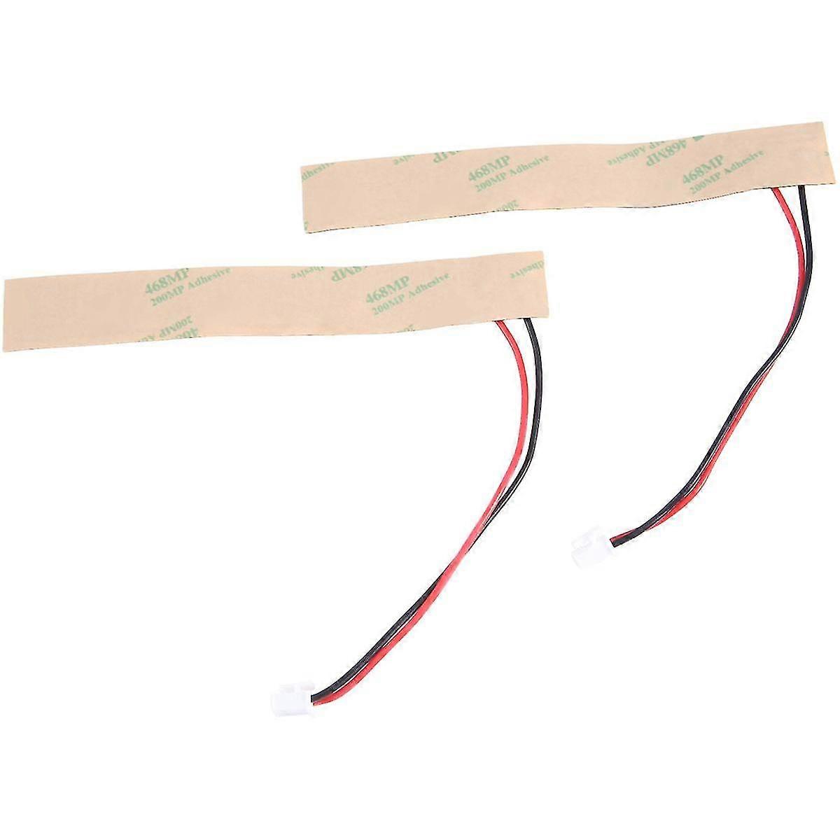 12 件 20mmx140mm 薄膜加热板粘合垫,PI 加热元件 24V 72W 条形加热器粘合聚酰亚胺加热板