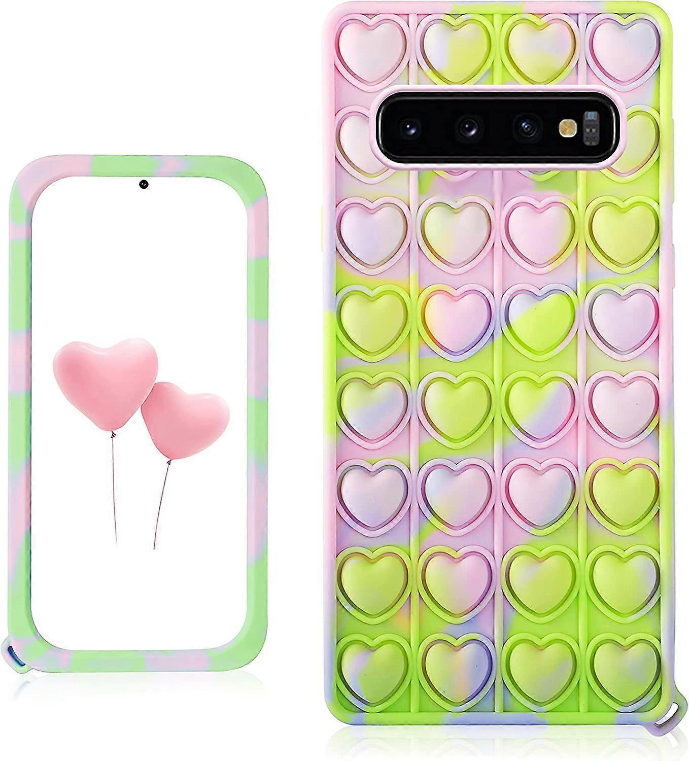 Samsung S10 Aesthetic Case Green Heart For Samsung Galaxy S10 Case