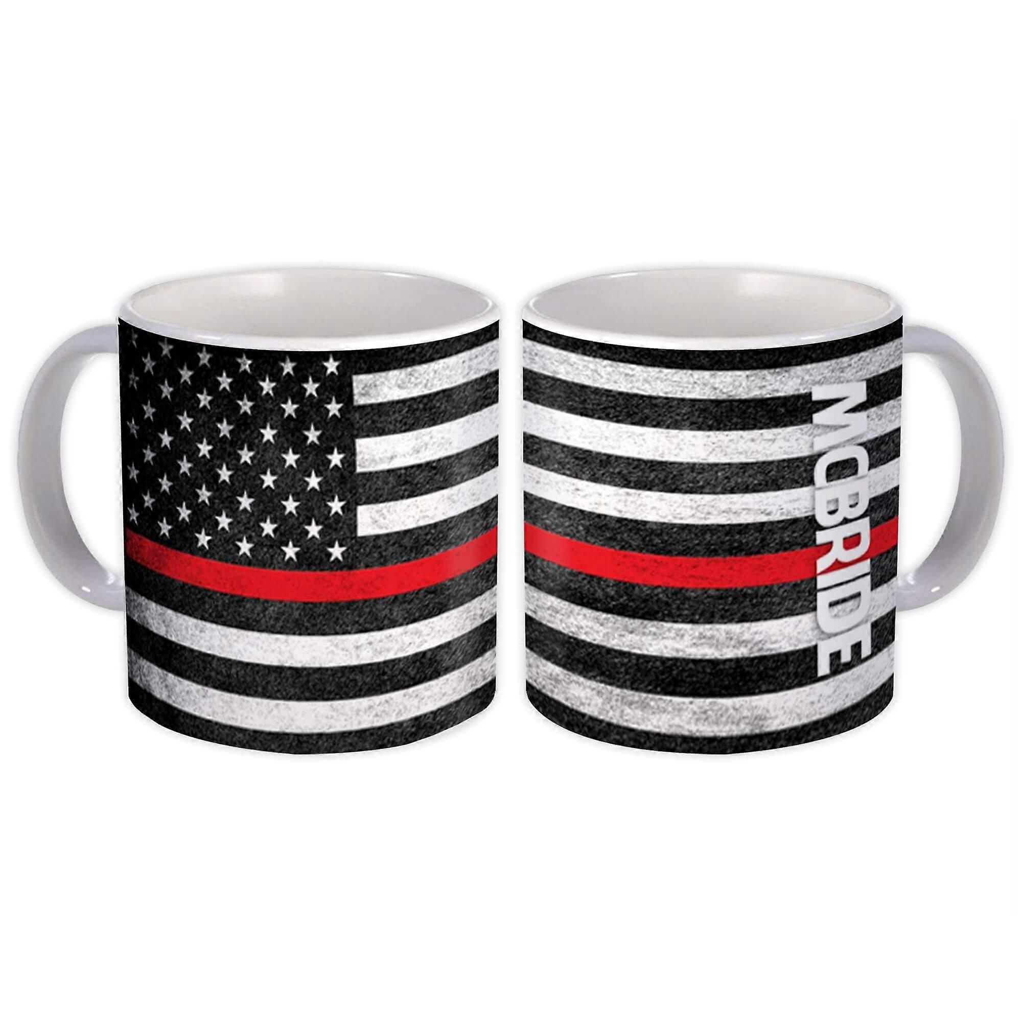 Gåva Mugg: MCBRIDE Efternamn Amerikanskt